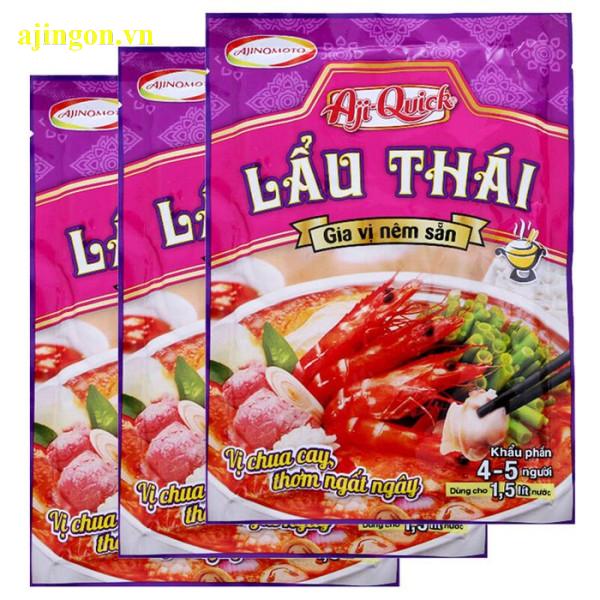 Tại sao nên chọn gói gia vị Aji-Quick để nấu lẩu Thái