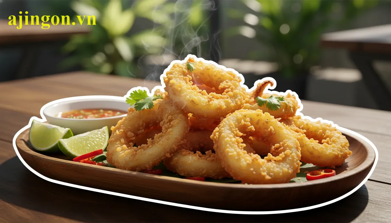 Ảnh đại diện Bí quyết làm mực chiên bột Aji-Quick giòn rụm lâu mềm