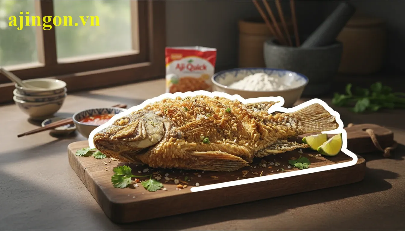 Ảnh đại diện Cách làm cá rô phi chiên bột Aji-Quick giòn rụm chuẩn vị