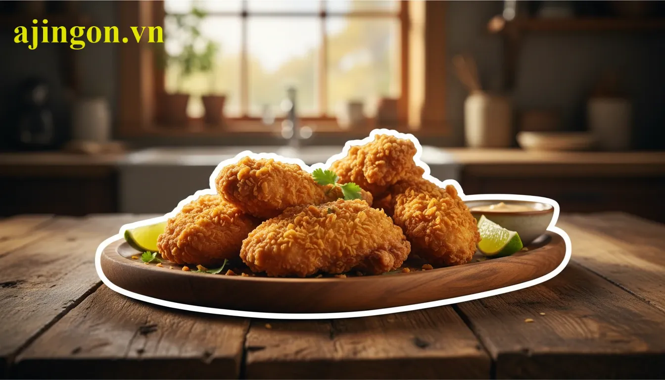 Ảnh đại diện Cách làm gà tẩm bột chiên giòn Aji-Quick vàng rụm chuẩn vị nhà hàng